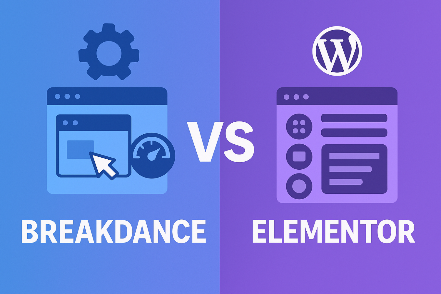 Breakdance vs Elementor: Choosing the Right WordPress Page Builder for Beginners