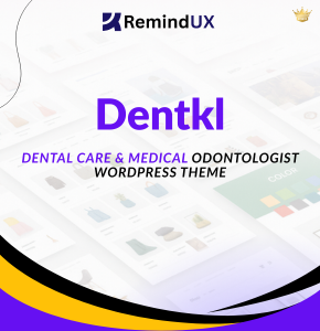 Dentkl WordPress Theme Premium Dental & Medical Website GPL By RemindUX